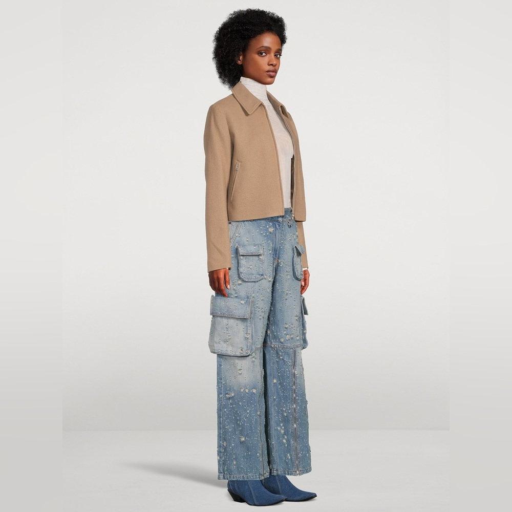Acne Studios Cropped Wool Jacket - Picture 10 of 10